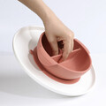 Silicone Divided Suction Bowl